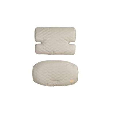 Afbeelding van Roba Kids Luxe gewatteerd zitkussen voor alle zitplaatsen, hoge stoelen, 2 delig, grijs