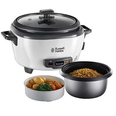 Image de Cuiseur à riz Russell Hobbs 300 W Noir et Blanc