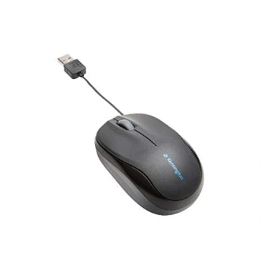 Afbeelding van Kensington Pro Fit mobiele intrekbare muis, zwart muis