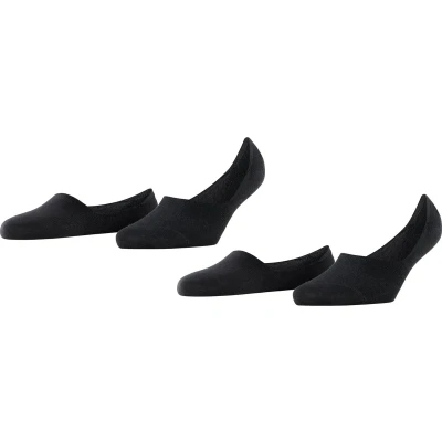 Afbeelding van Burlington Everyday 2PACK Hidden IN SHOE Enkelsokken, Dames, Maat: 39/40, Black