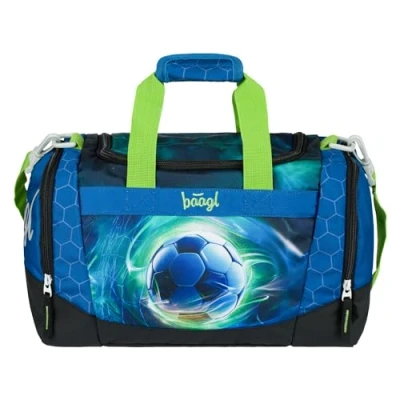 Afbeelding van Baagl Sporttas voor jongens en meisjes, Reistas kinderen, compacte robuuste zwemtas sport, school reizen, Voetbal,