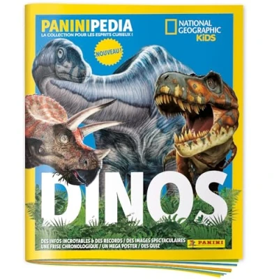 Image de Album pour cartes a collectionner Dinos National Geographic Kids Paninipedia