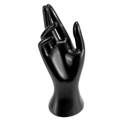 Afbeelding van QWORK® Handmodel Sieradenstandaard van hoogwaardig kunsthars voor ringen, armbanden, halskettingen