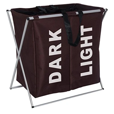 Afbeelding van Wasmand Wenko Polyester Bruin 57x38x59cm