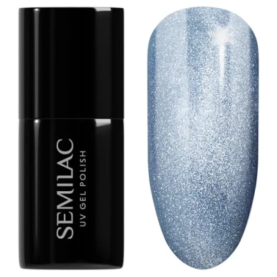 Afbeelding van Semilac Vernis semi permanent 665 Blueberry Gloss 7 ml