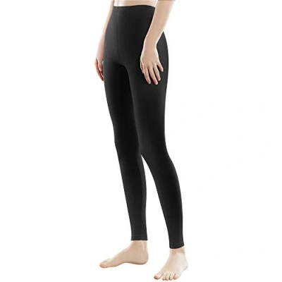 Afbeelding van Libella 4108VA Dames Lange Leggings Veelkleurig Hoge Taille Slim Fit Katoenen Broek, zwart.