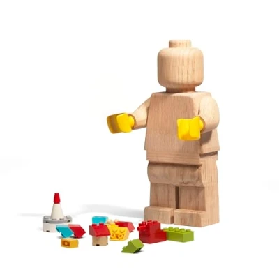 Afbeelding van Lego Wooden Collection Minifiguur Brown / Wood