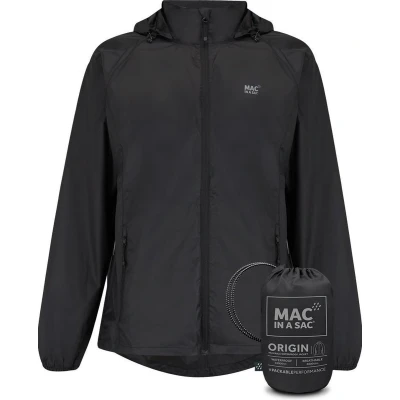 Afbeelding van Mac in a Sac Origin 2 Regenjas Unisex Zwart Maat XL