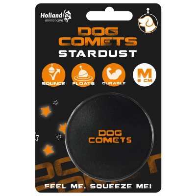 Afbeelding van Dog Comets Ball Stardust Zwart/Oranje M