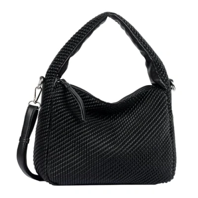 Afbeelding van TOM TAILOR Schoudertas Handtas Nomi Hobo Bag Black Zwart