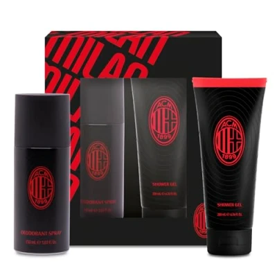 Afbeelding van DIAMOND INTERNATIONAL Milan Cadeauset voor heren, deodorant 150 ml + douche 200 officiële AC ballon