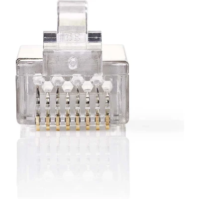Afbeelding van RJ45 connector Cat6 U/FTP (Voor soepele kern, 10 stuks)