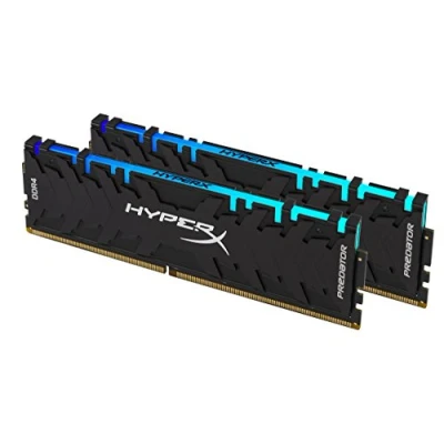 Afbeelding van Hyperx Hx432C16Pb3Ak2/16 Predator Werkgeheugen, Ddr4, 16 Gb (Kit 2 X 8 Gb), 3200 Mhz, Cl16, Dimm Xmp Rgb, Zwart