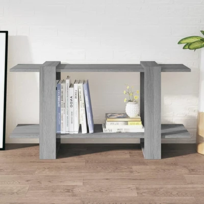 Afbeelding van Boekenkast 100x30x51 cm bewerkt hout grijs sonoma eikenkleurig