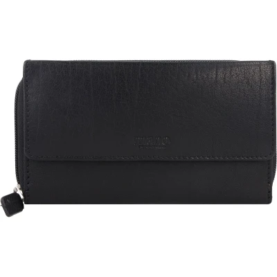 Afbeelding van mano Don Simon Leren Portemonnee 18 cm Dames Horizontaal schwarz