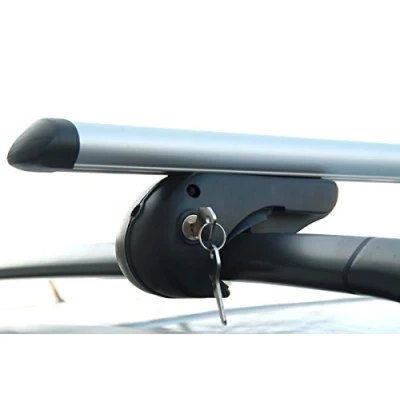 Afbeelding van VDP Aluminium raildrager Rio135 geschikt voor VW Golf Sportsvan vanaf 14 dakdragers afsluitbaar