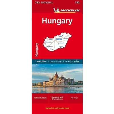 Afbeelding van Hungary Michelin National Map 732