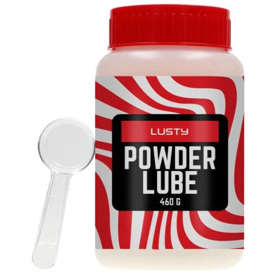 Afbeelding van Lusty Waterbasis Powder Lube 460 gr Goed voor circa 22 liter glijmiddel
