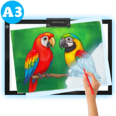 Afbeelding van Crafts&amp;Co Lightpad A3 Lichtbak voor Tekenen Diamond Painting Tekenbord Kinderen Hobby DIY