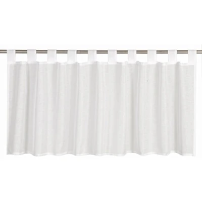 Afbeelding van Elbersdrucke Effecto 00 Bistrogordijn, polyester, 48 x 140 cm, wit