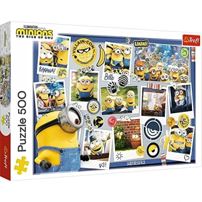 Afbeelding van Trefl Puzzles &quot;500&quot; Crazy photo collection / Universal Minions the rise of Gru