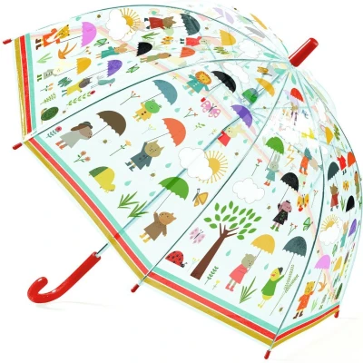 Afbeelding van Djeco kinderparaplu in de regen