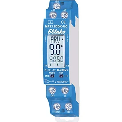 Afbeelding van Eltako 23001004 MFZ12DDX UC Tijdrelais Multifunctioneel 230 V 1 stuk(s) Tijdsduur: 0.1 s 99 h 1x wisselcontact