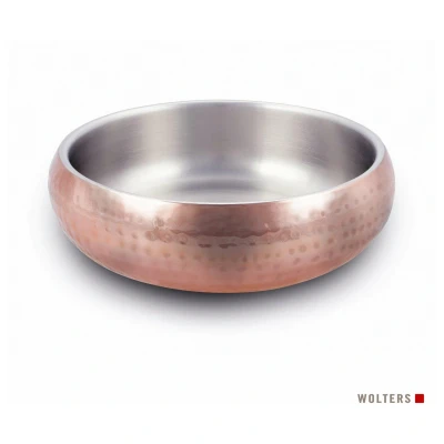 Afbeelding van Wolters Diner Steel Bowl Koper Hondenvoerbak Ø19 cm