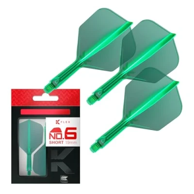Afbeelding van Target K Flex Green NO6 Dart Flights Short