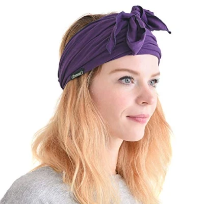 Afbeelding van CHARM Bandana hoofdband voor heren dames paars