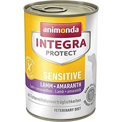 Afbeelding van 12x400g Protect Sensitive Blik Lam &amp; amarant Animonda Integra Hondenvoer
