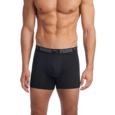 Afbeelding van PUMA 3 stuks Athletic Fit boxershorts voor heren, Castlerock