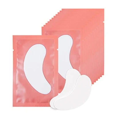 Afbeelding van 100 Paire Patchs Pour Extensions de Cils Gel Patch Non Pelucheux Yeux Pad Eye Masque Beauté Outil (Pink)