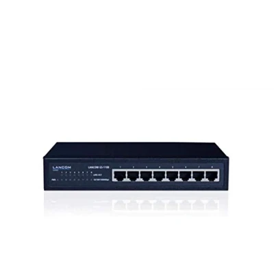 Afbeelding van Lancom Systems Gs 1108 (8 Havens), Netwerkschakelaar, Zwart