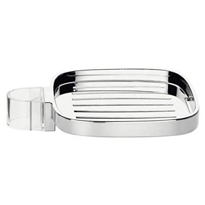 Image de Porte savon simple Casetta SoftCube pour barre Ø22 25mm Chrome