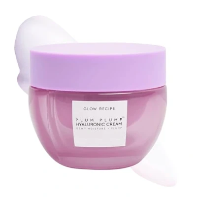 Afbeelding van Glow Recipe Plum Plump Vochtinbrengende gezichtscrème met hyaluronzuur hydraterend, verstevigend en voller voor de droge huid veganistische verzorging polyglutaminische peptiden