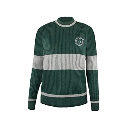 Afbeelding van Cinereplicas Harry Potter Slytherin Quidditch Sweater / Zwadderich Zwerkbal Trui XS