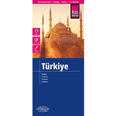 Afbeelding van Reise Know How Landkarte Türkei (1:1.100.000)