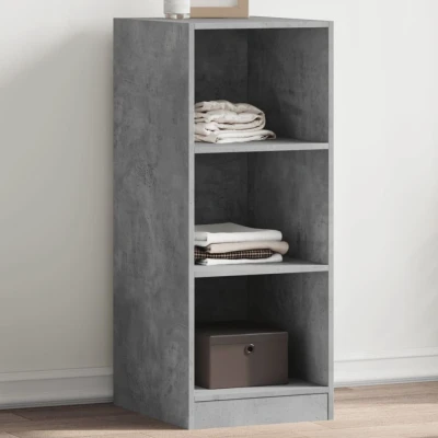 Afbeelding van Kledingkast 48x41x102 cm bewerkt hout betongrijs