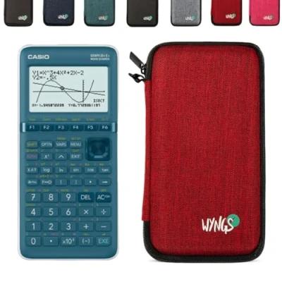 Afbeelding van CALCUSO Basispakket rood met Grafische Rekenmachine Casio Graph 25+E II