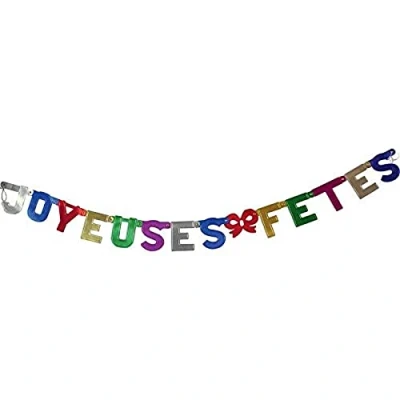 Image de Rubie&#039;s Guirlandes Joyeuses Fêtes : Métallisées multicolores