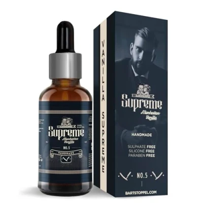 Afbeelding van Bartstoppel® Supreme Baardolie voor mannen, dagelijkse baardverzorging, tegen roos, veganistische olie, ricinusolie baardgroei