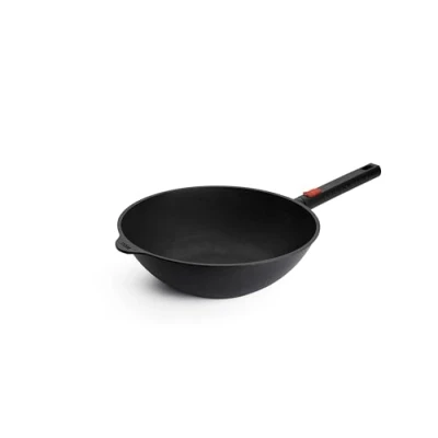 Afbeelding van WOLL EcoLogic QXR Wok inductie met afneembare greep Ø300mm H 100mm Zwart