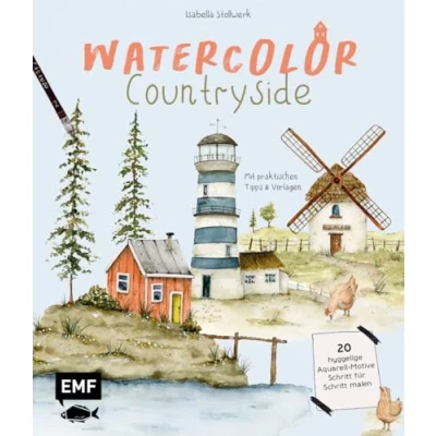 Afbeelding van Watercolor Countryside