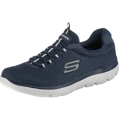 Image de Skechers Summits Homme Basket, Garniture en maille marine, 40 EU