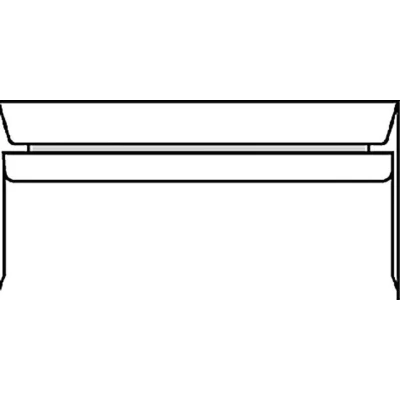 Afbeelding van Envelop IEZZY C5/6 114x229mm venster rechts strip wit 500st