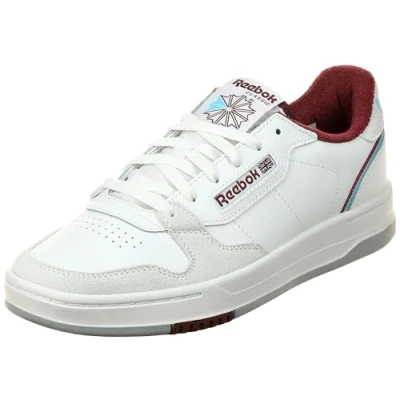 Afbeelding van Reebok Classic Phase Court Unisex Sneakers laag, Maat: 47, Chalk/vintagechalk/richmaroon Leer en textiel