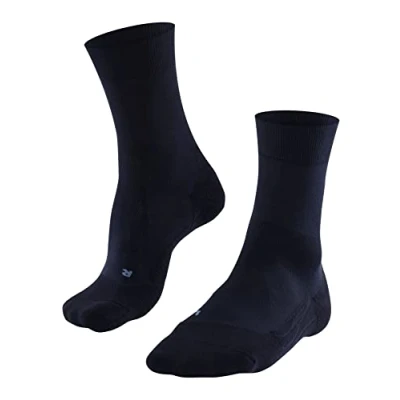 Afbeelding van FALKE GO2 golf sokken anti blaren, medium padding katoen sportsokken heren blauw Maat 46 48