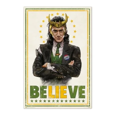 Afbeelding van Hole in the Wall Marvel Loki Maxi Poster Believe (Diversen) Nieuw