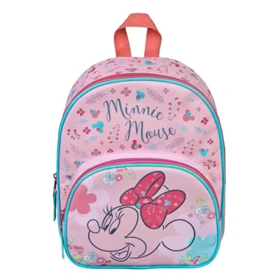 Afbeelding van Undercover Kinderrugzak Disney Minnie Mouse Met voorvak Voor kleuterschool, vrije tijd en reizen Duurzaam praktisch kinderen vanaf 4 jaar, Roze, Eén maat